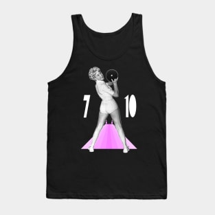 Hit That 7-10 Split // Retro Bowling Humor Tank Top